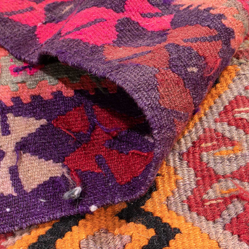 Kilim antigo Tapete 374x129cm