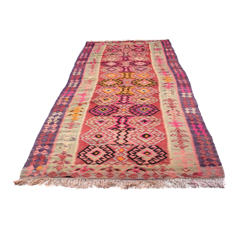 Kilim antigo Tapete 374x129cm
