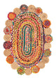 Tapete de juta Tapete 91x61cm - Tapete de lã