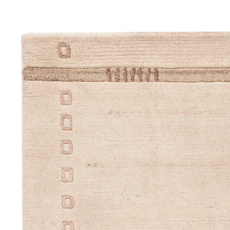 Corredor Tapete Nepal - 155 x 91 cm - creme