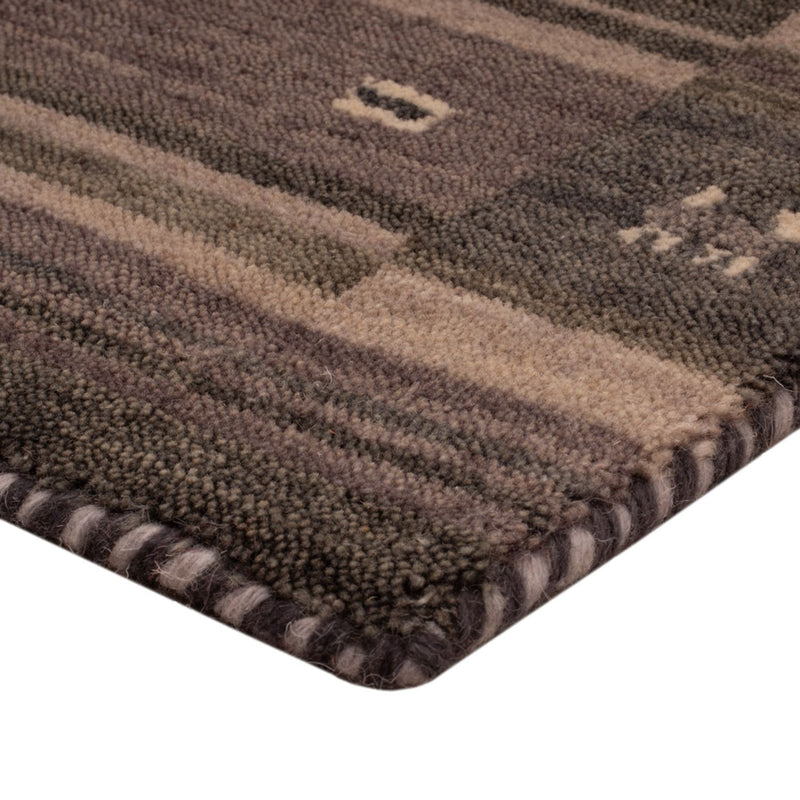 Tapete Gabbeh - Softy - 90 x 60 cm - prata