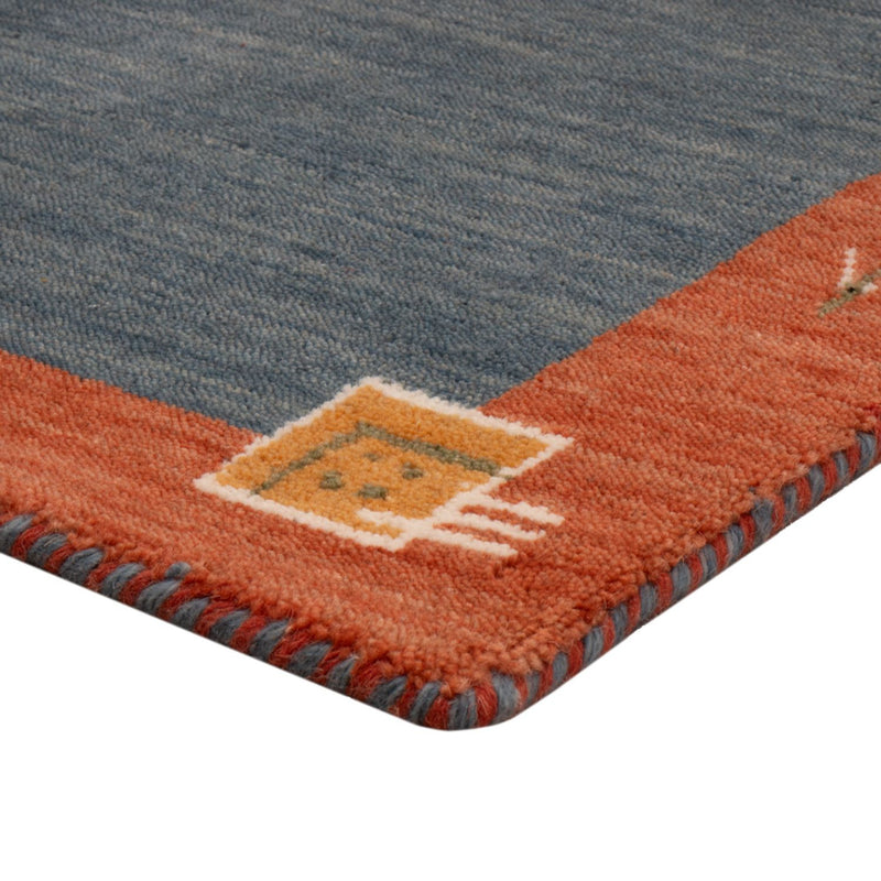 Gabbeh Loom Tapete 90x60cm - Tapete de lã