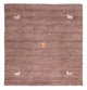 Tapete Gabbeh - Softy praça  - 150 x 150 cm - castanho