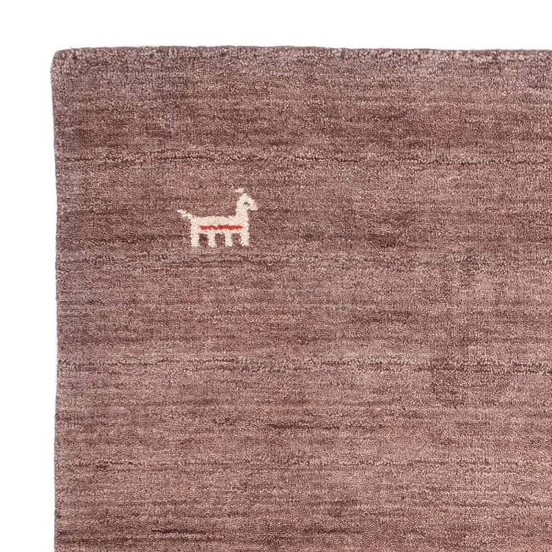 Tapete Gabbeh - Softy praça  - 150 x 150 cm - castanho