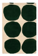 Tapete de lã - 90 x 60 cm - verde