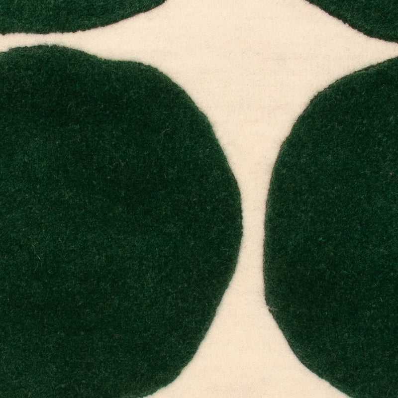 Tapete de lã - 90 x 60 cm - verde