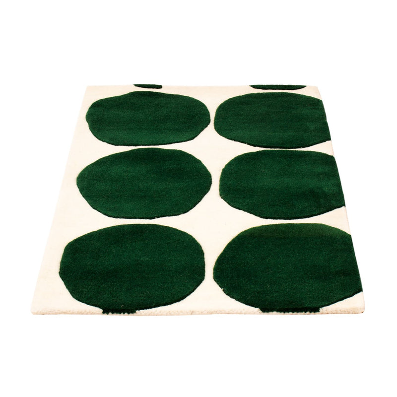 Tapete de lã - 90 x 60 cm - verde