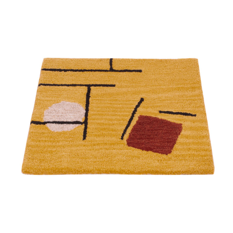 Tapete de lã 47x47cm - Tapete de lã