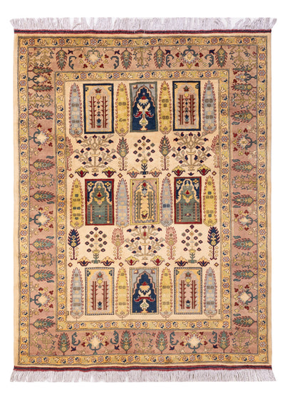 Tapete afegão 150x199cm - Tapete Oriental - bege
