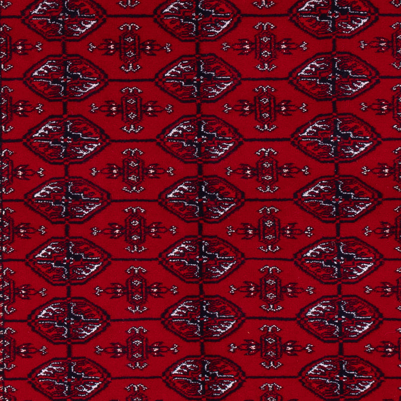 Tapete afegão - Bukhara - 194 x 133 cm - vermelho escuro