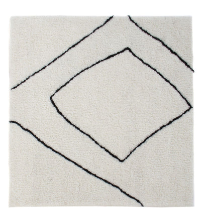 Tapete de lã 62x62cm - Tapete de lã