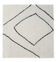 Tapete de lã 62x62cm - Tapete de lã
