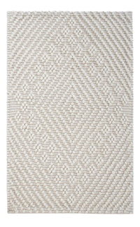 Tapete de lã - 96 x 62 cm - cinzento claro – product image