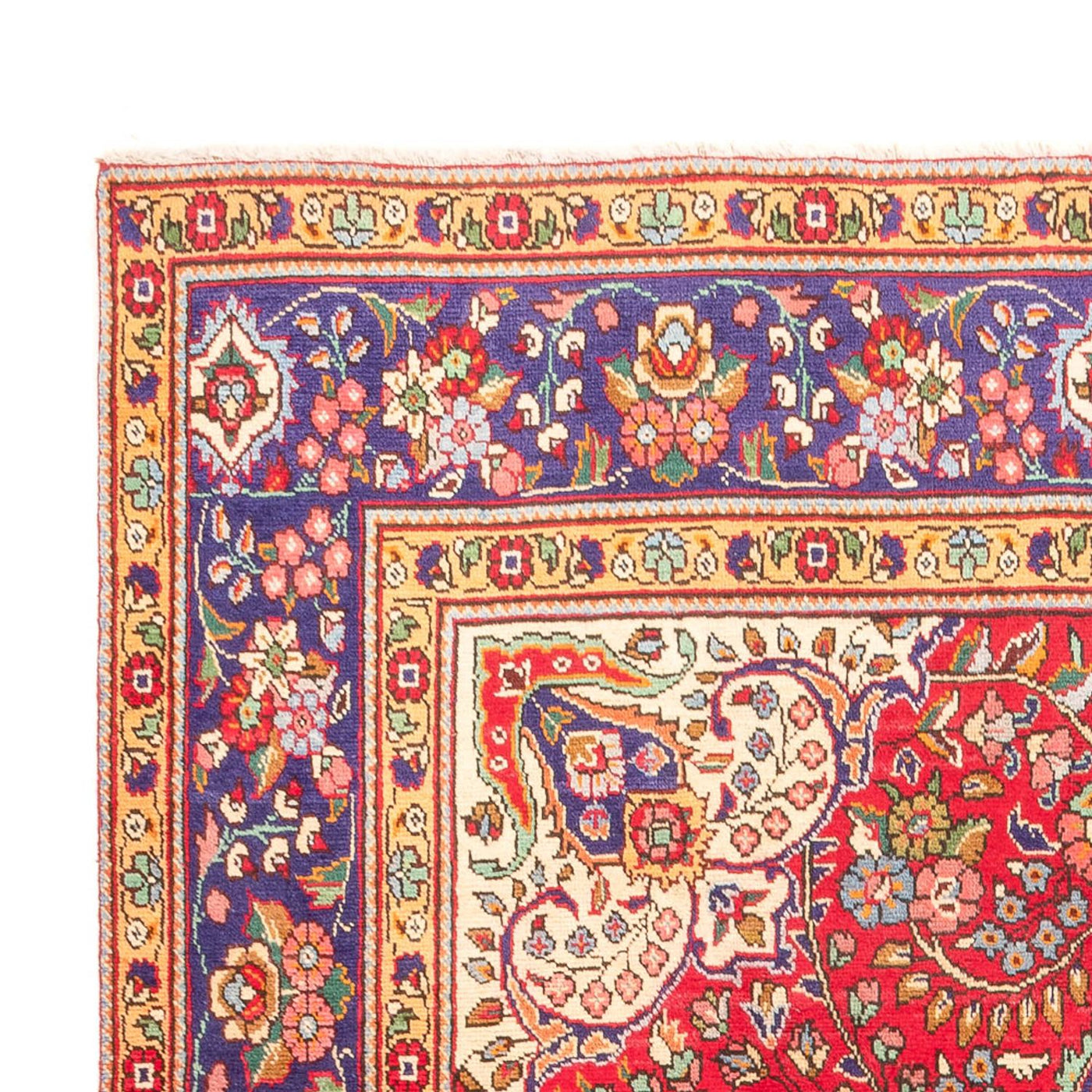 Tapete Persa - Tabriz - 314 x 203 cm - vermelho