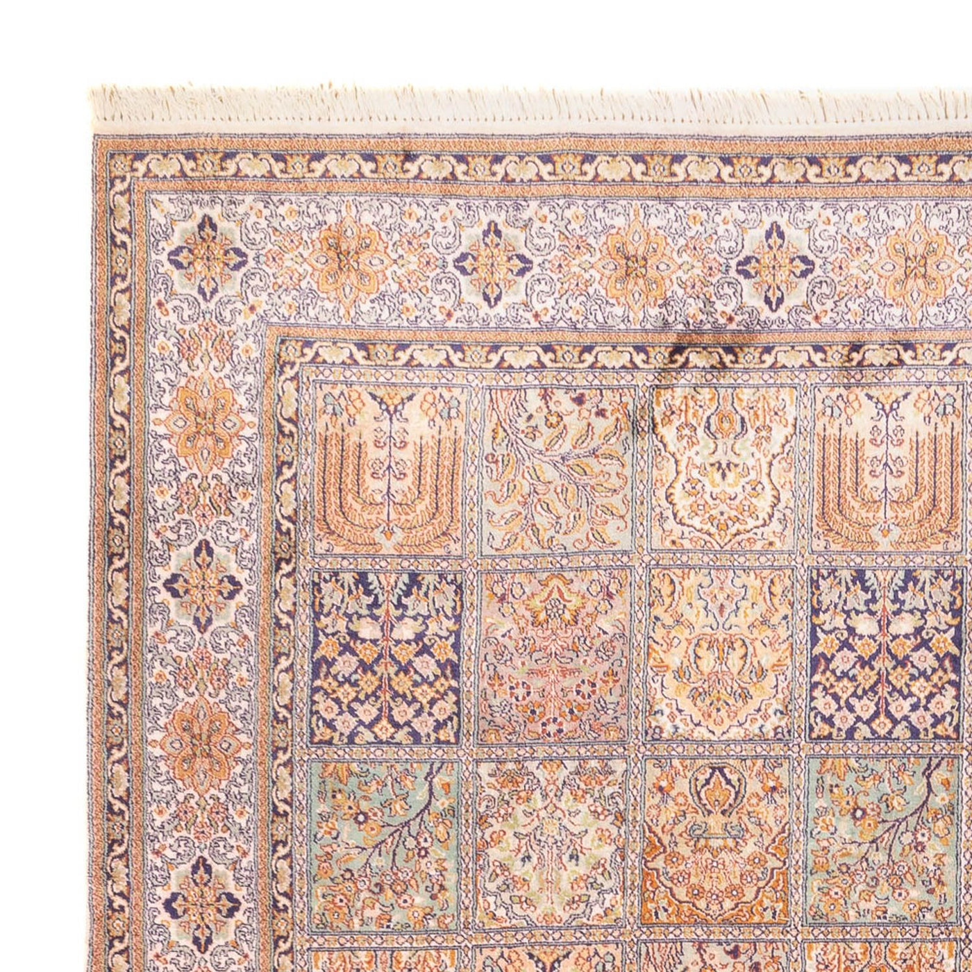 Seda da Caxemira Tapete 337x247cm - Tapete Oriental