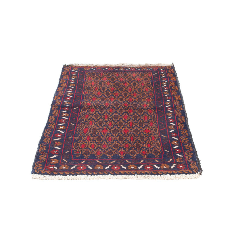 Tapete Baluch - 131 x 71 cm - multicolorido
