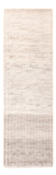 Corredor Tapete de lã - 100 x 32 cm - cinzento claro