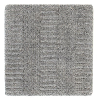 Tapete de lã praça  - 32 x 32 cm - cinzento escuro – product image