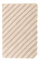 Tapete de lã - 91 x 61 cm - bege