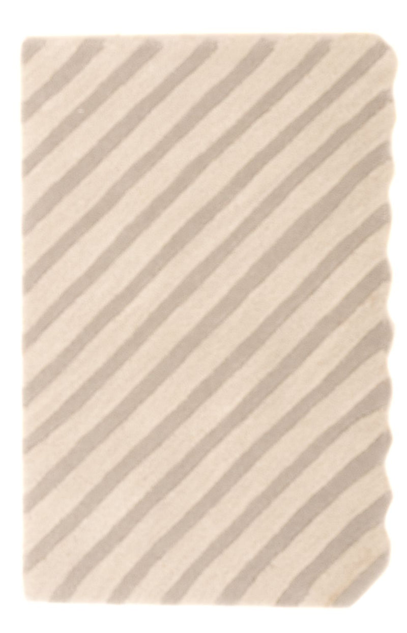 Tapete de lã - 91 x 61 cm - bege