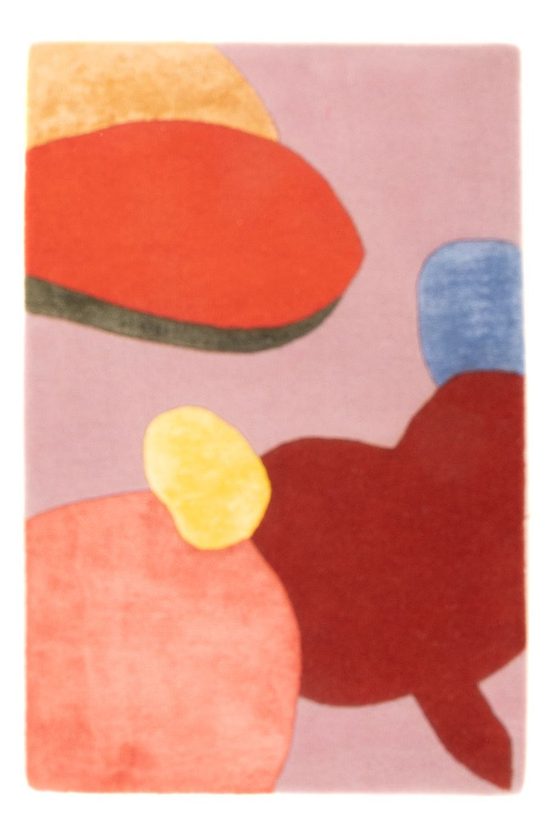 Tapete de lã 92x62cm - Tapete de lã