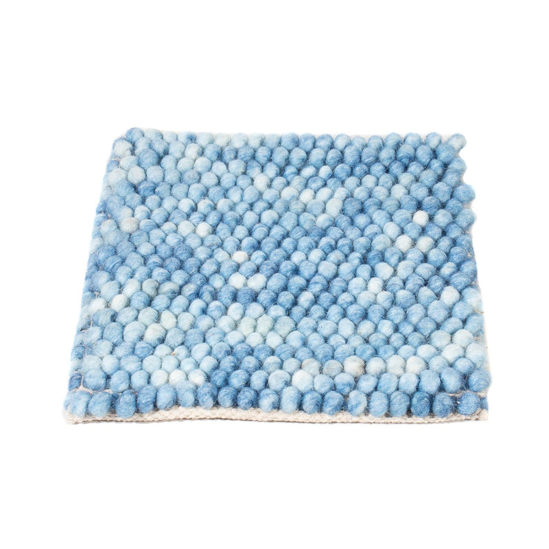 Tapete de lã 25x25cm - Tapete de lã