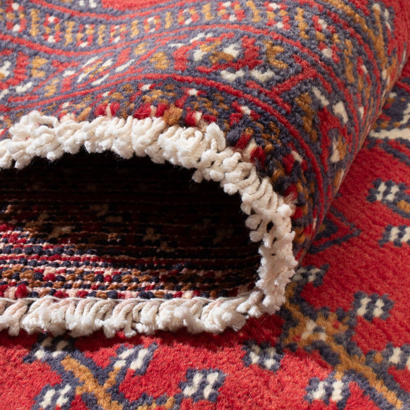 Tapete turquaman - 130 x 60 cm - vermelho claro