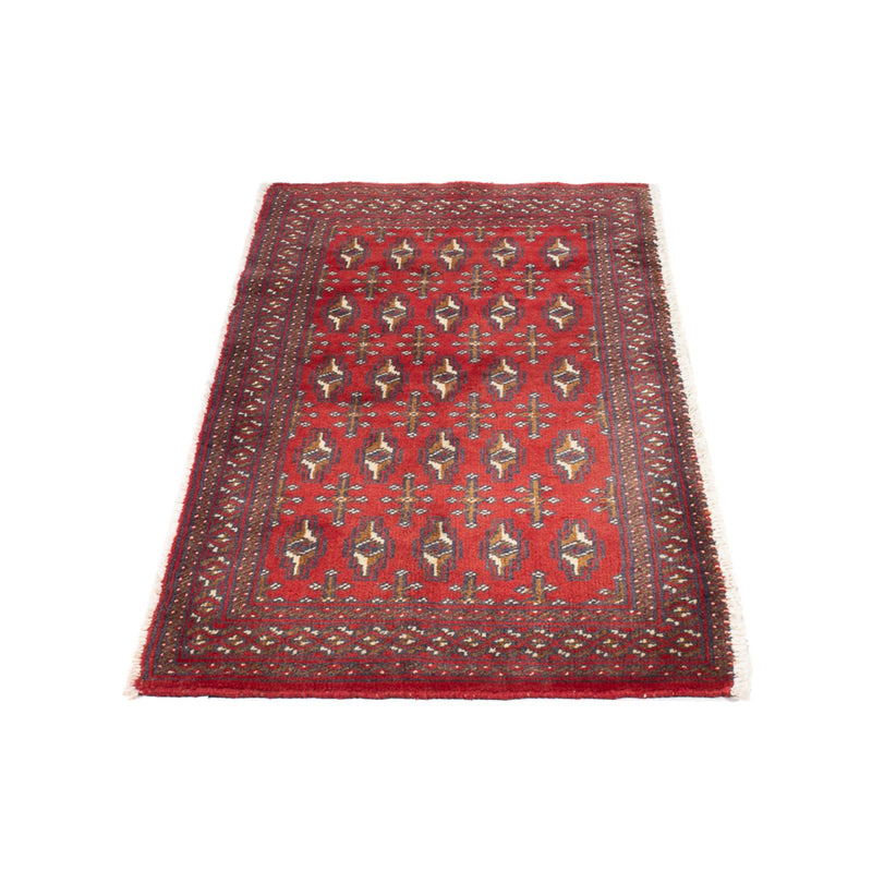 Tapete turquaman - 130 x 60 cm - vermelho claro