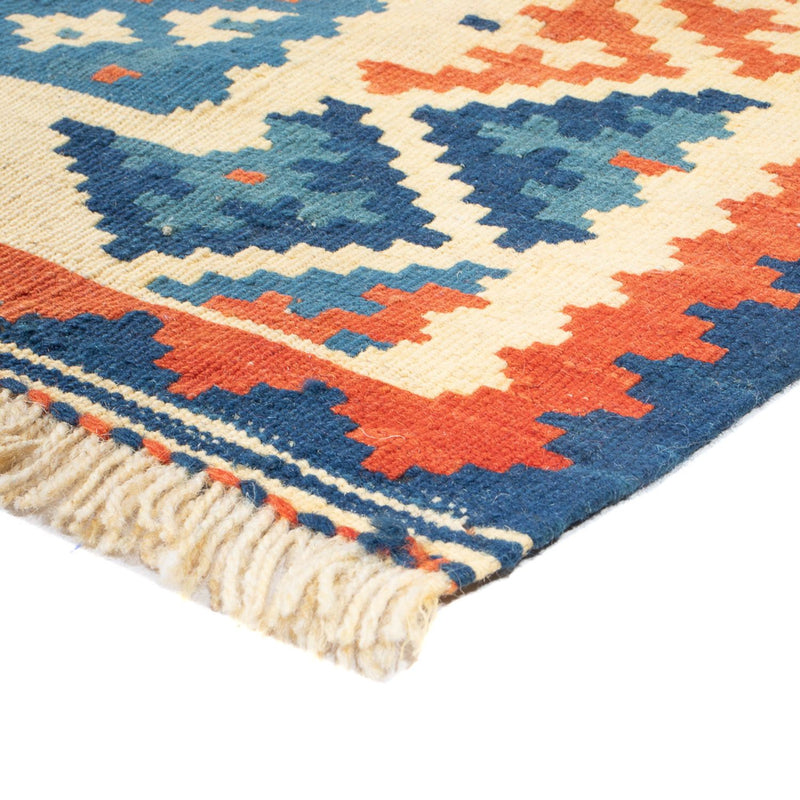 Tapete Kelim - Oriental praça  - 103 x 103 cm - multicolorido