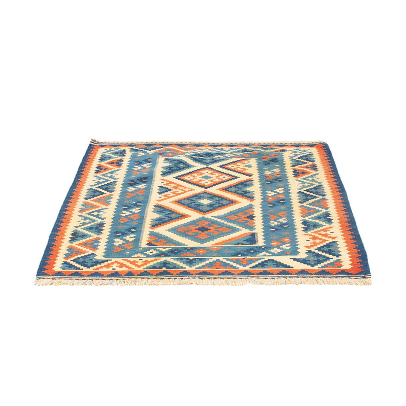 Tapete Kelim - Oriental praça  - 103 x 103 cm - multicolorido