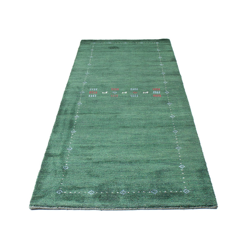 Gabbeh Indo Tapete 300x80cm - Tapete de lã