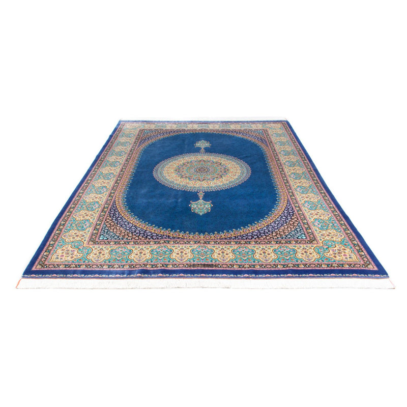 Tapete persa - Ghom - 300 x 200 cm - azul