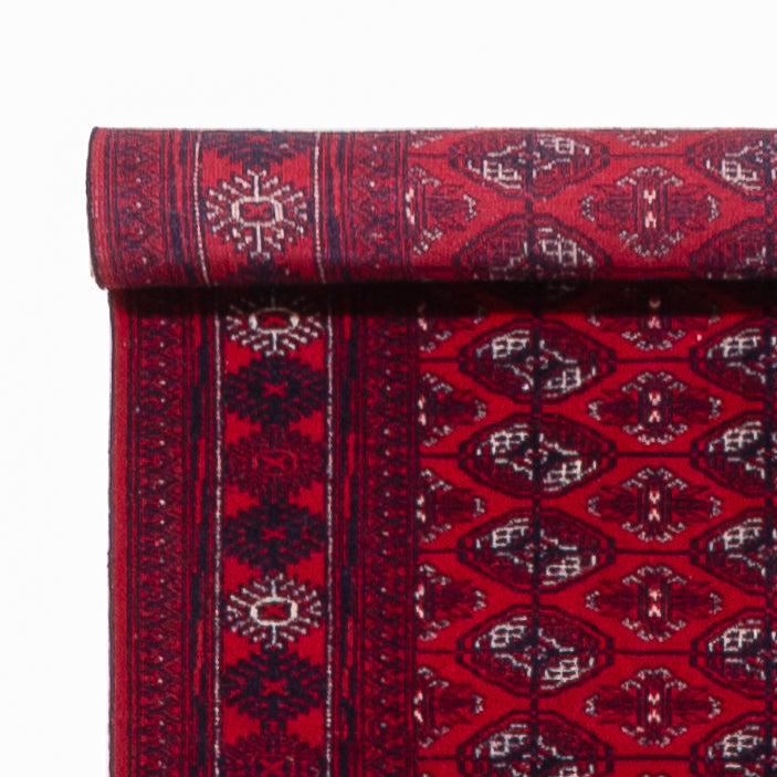 Corredor Tapete turquaman - 396 x 87 cm - vermelho