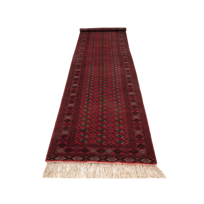Corredor Tapete turquaman - 396 x 87 cm - vermelho