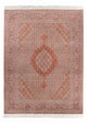 Tapete Persa - Tabriz - Royal - 210 x 152 cm - castanho