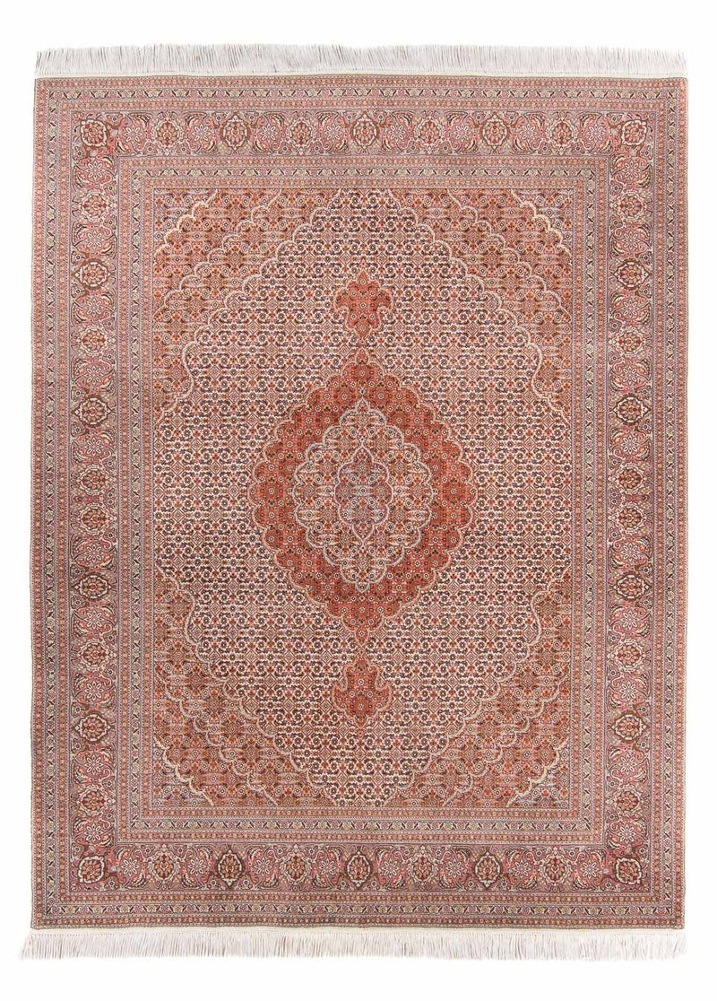 Tapete Persa - Tabriz - Royal - 210 x 152 cm - castanho