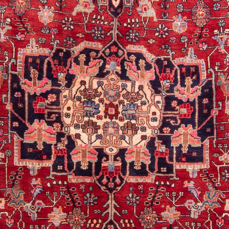 Tapete Persa - Bijar - 260 x 149 cm - vermelho