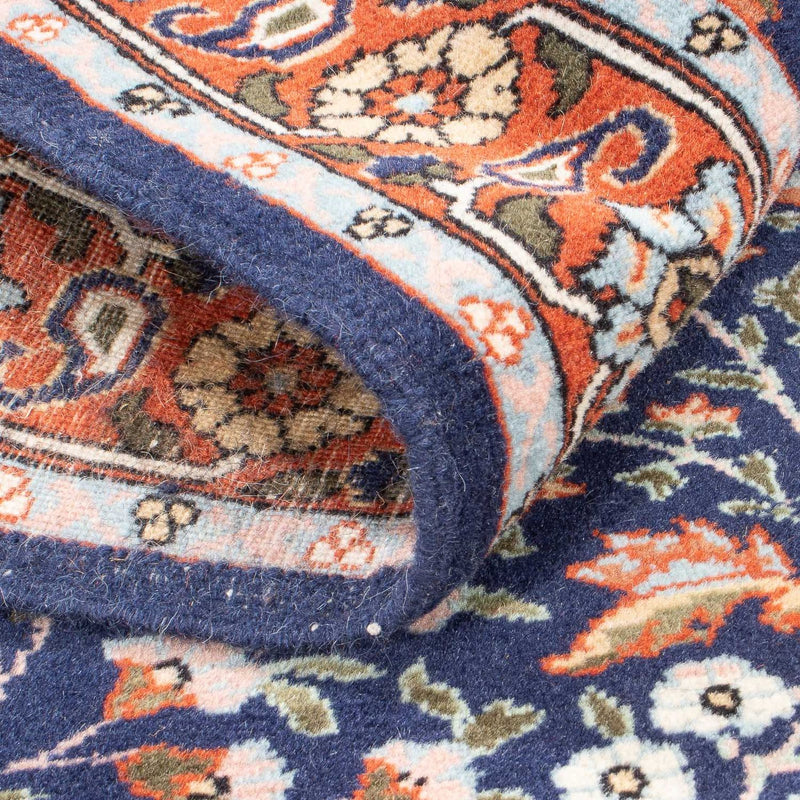 Tapete Oriental - Hereke - 107 x 82 cm - azul escuro