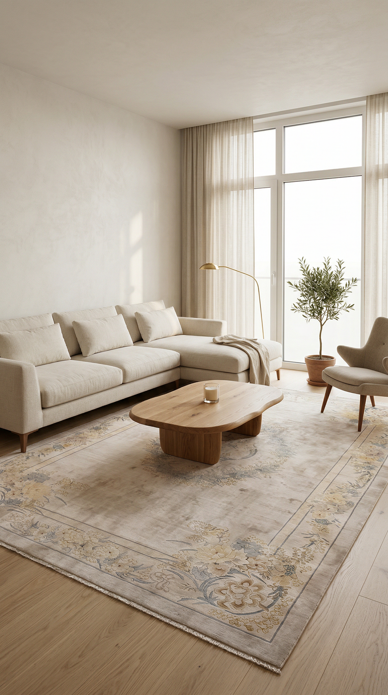 China Seide Teppich 305x190cm - Orientteppich