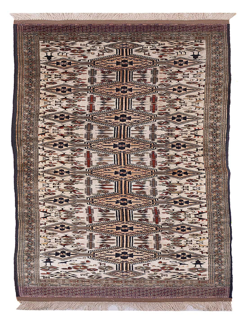 Kilim de seda Tapete