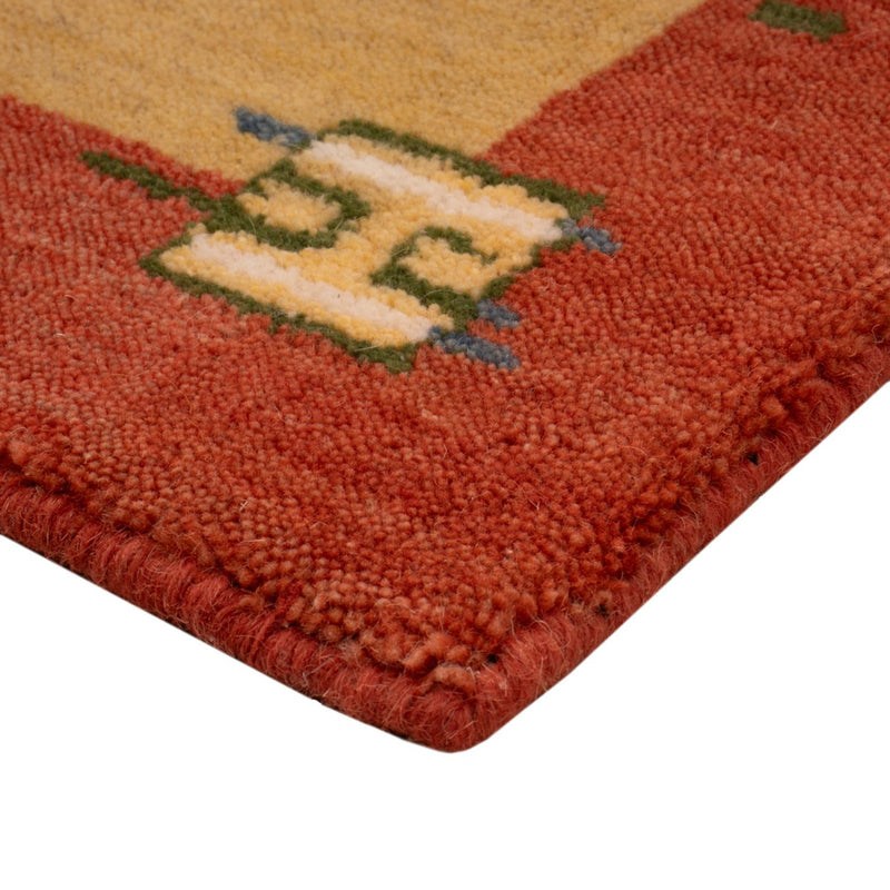 Gabbeh Loom Tapete 90x60cm - Tapete de lã