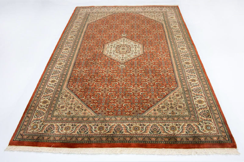 Tapete Persa - Bijar - 300 x 200 cm - laranja