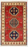Tapete Oriental 94x152cm - Rectangular / Vermelho / 94 x 152 cm Rectangular