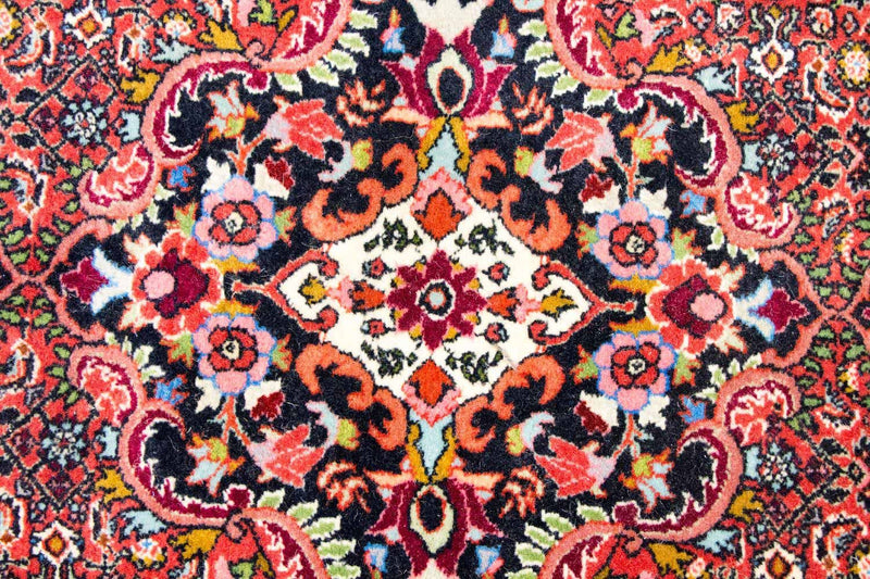 Corredor Tapete Persa - Bijar - Royal - 397 x 89 cm - vermelho