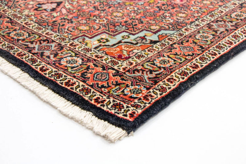 Corredor Tapete Persa - Bijar - Royal - 397 x 89 cm - vermelho
