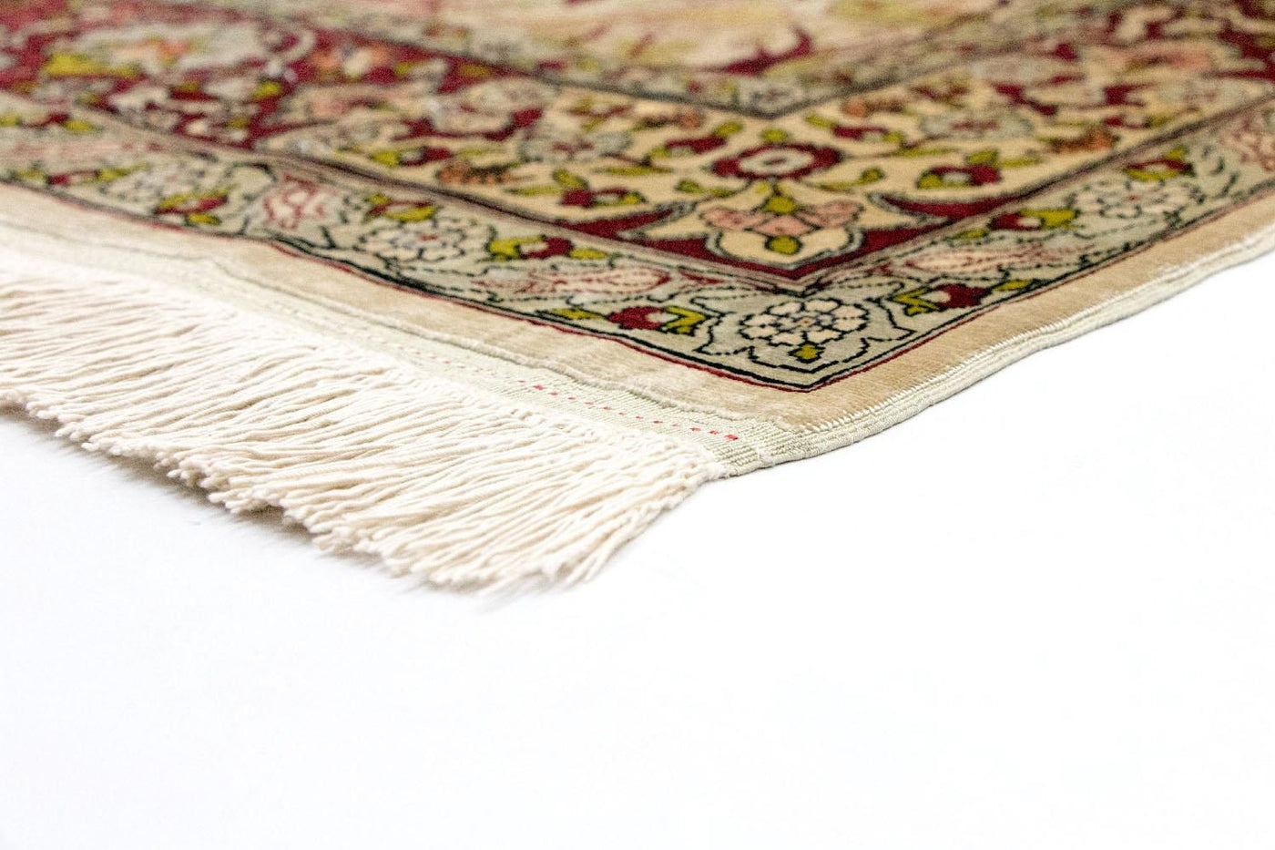 Tapete de seda - Hereke Silk Silk - Premium - 150 x 92 cm - bege