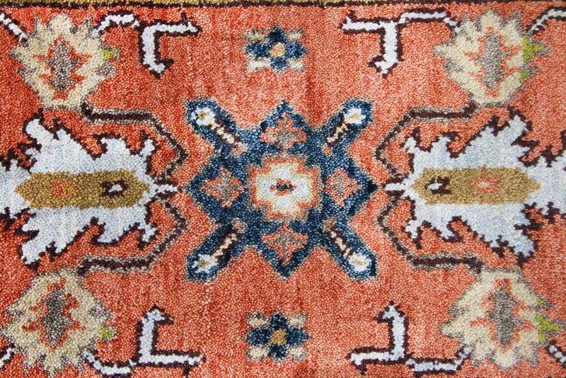 Tapete Oriental - 123 x 65 cm - laranja