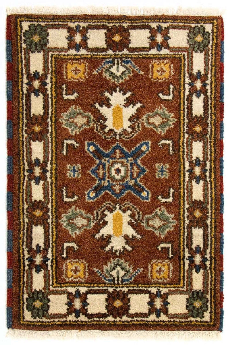 Tapete Oriental - 92 x 61 cm - castanho