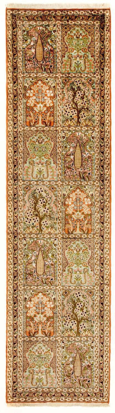 Seda da Caxemira Tapete 82x313cm - Tapete Oriental