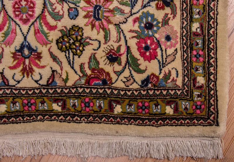 Tapete persa - Ghom - 110 x 77 cm - multicolorido